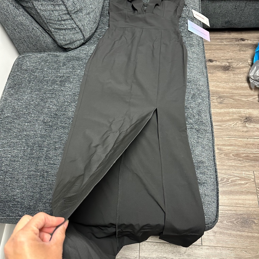 Black evening dress